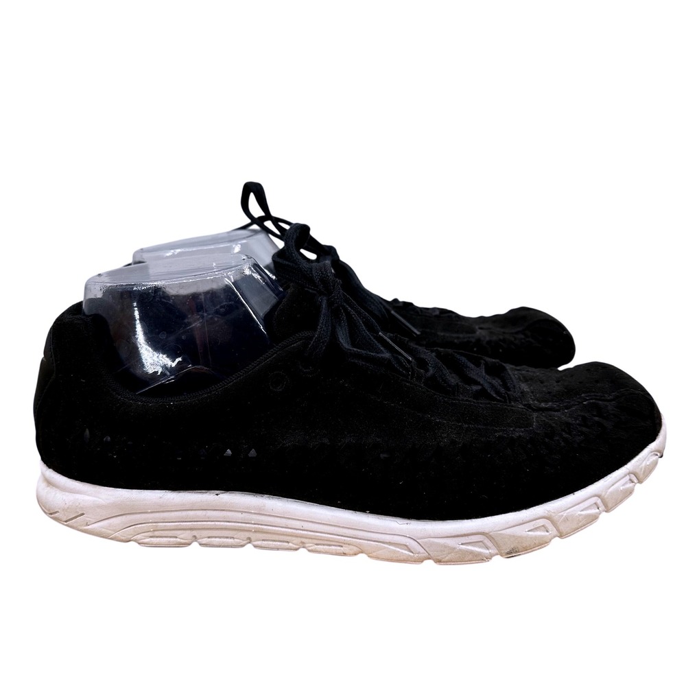 Nike Mayfly Woven Sneaker Mens 10.5 Black Lace Up Running Training Casual Shoes